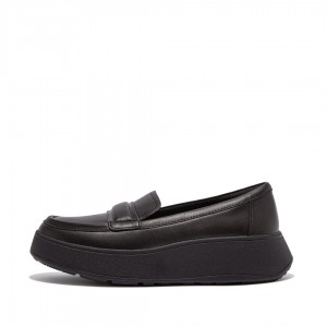 Fitflop F-Mode Loafers Dames Zwart | NL-OQJ-314062