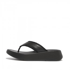 Fitflop F-Mode Neus Thongs Thongs Dames Zwart | NL-PRB-460582