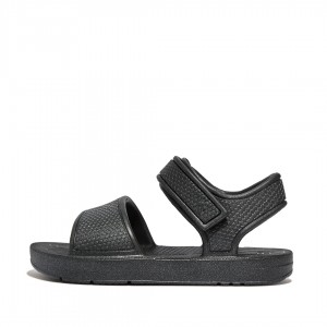 Fitflop Iqushion Eva Achterband Sandalen Kinderen Zwart | NL-XHZ-019276