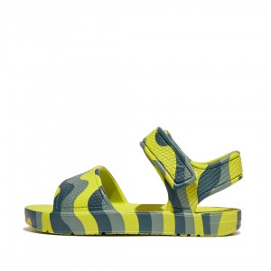 Fitflop Iqushion Eva Achterband Sandalen Kinderen Lichtgroen | NL-NKY-945138