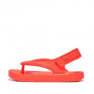 Fitflop Iqushion Eva Back Straps Teenslippers Kinderen Rood | NL-XYU-819657