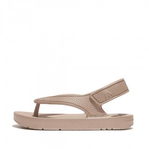 Fitflop Iqushion Eva Back Straps Teenslippers Kinderen Goud | NL-SYN-405637