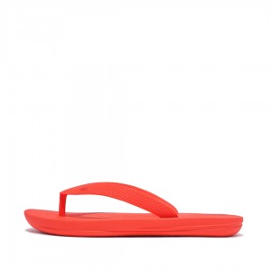 Fitflop Iqushion Rubber Teenslippers Kinderen Rood | NL-EQW-635079