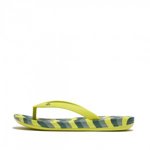 Fitflop Iqushion Rubber Tpu Teenslippers Kinderen Lichtgroen | NL-ETG-346957