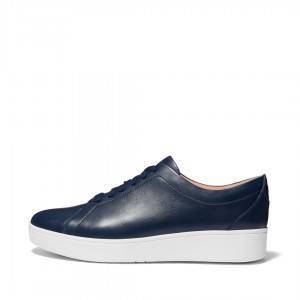 Fitflop Rally Court Sneakers Dames Donkerblauw | NL-SGL-813056