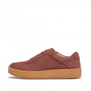 Fitflop Rally Nubuck Sneakers Dames Bruin | NL-ALZ-057263