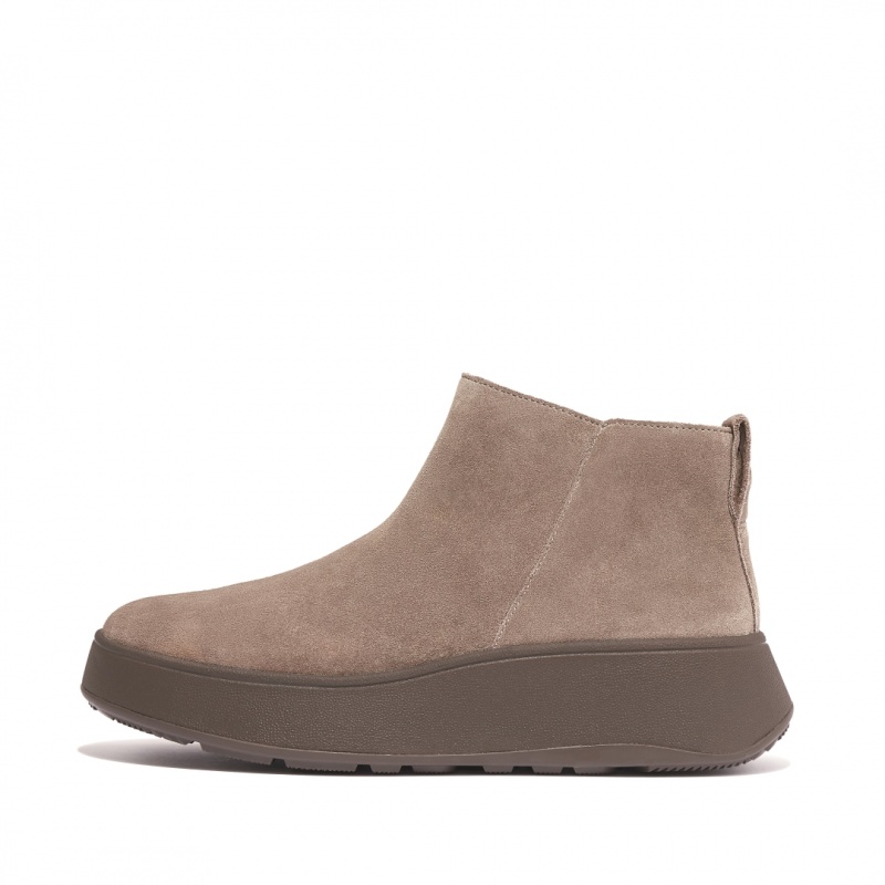 Fitflop F-Mode Enkellaarzen Dames Grijs | NL-HGM-865923