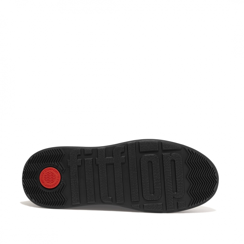 Fitflop F-Mode Enkellaarzen Dames Zwart | NL-RJV-234571