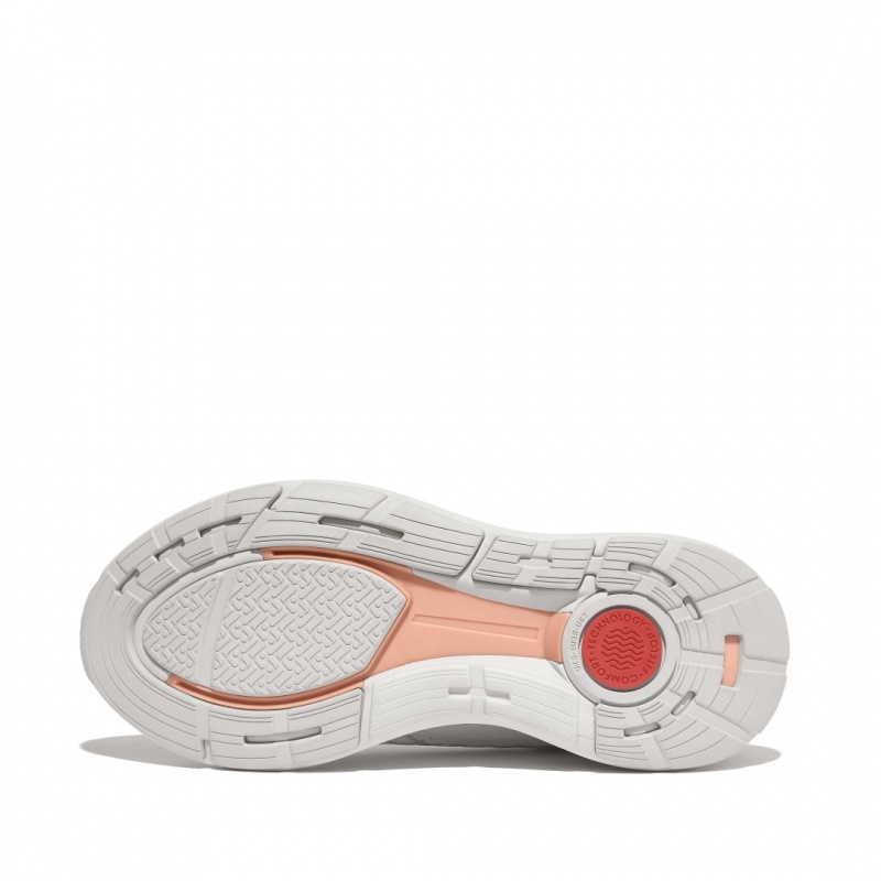 Fitflop Ff-Runner Poly Pu Tpu Sneakers Dames Grijs | NL-TBR-754623