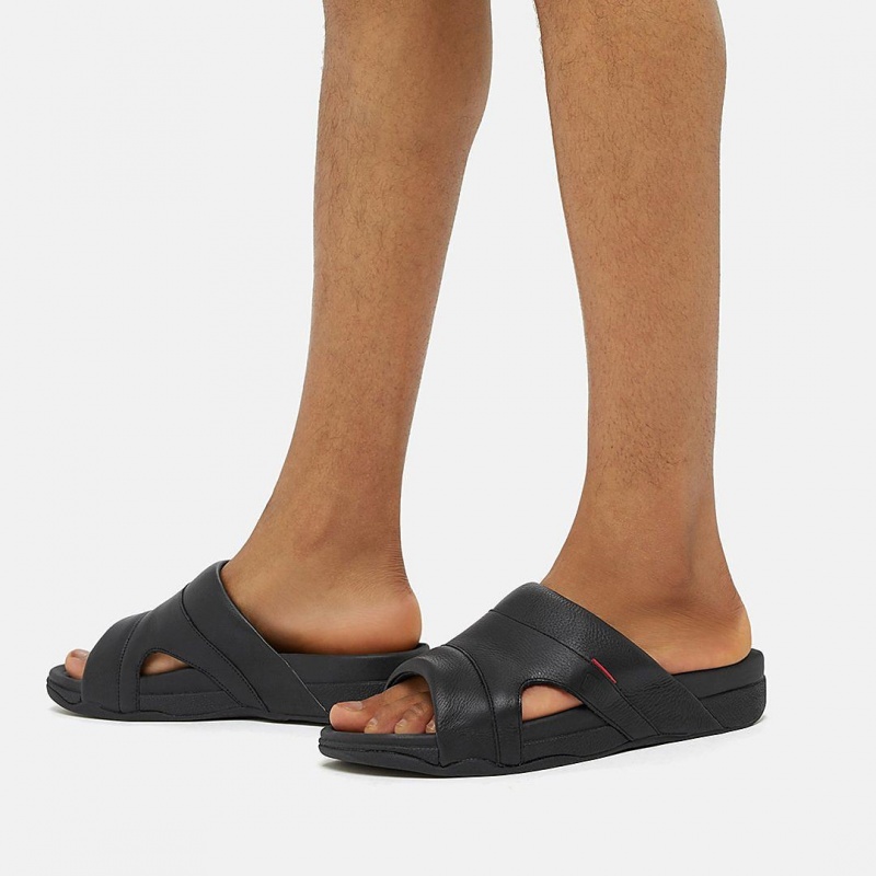 Fitflop Freeway Iii Badslippers Heren Zwart | NL-VBK-017298