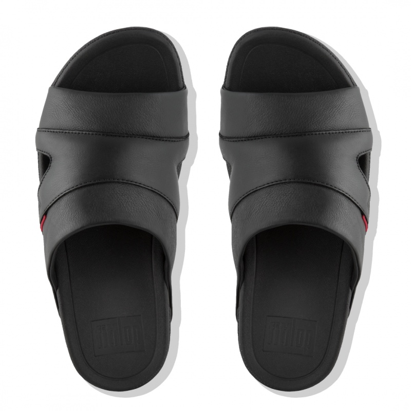 Fitflop Freeway Iii Badslippers Heren Zwart | NL-VBK-017298