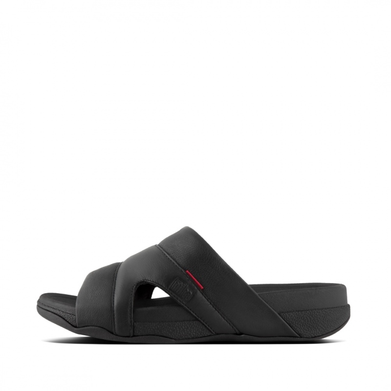 Fitflop Freeway Iii Badslippers Heren Zwart | NL-VBK-017298