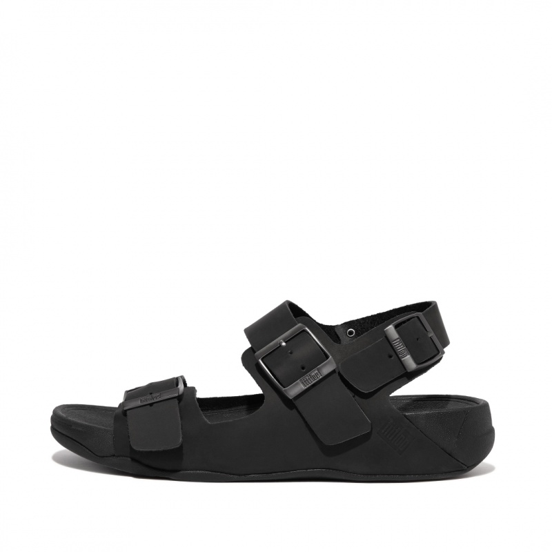 Fitflop Gogh Moc Back Riemen Sandalen Heren Zwart | NL-WFR-739158