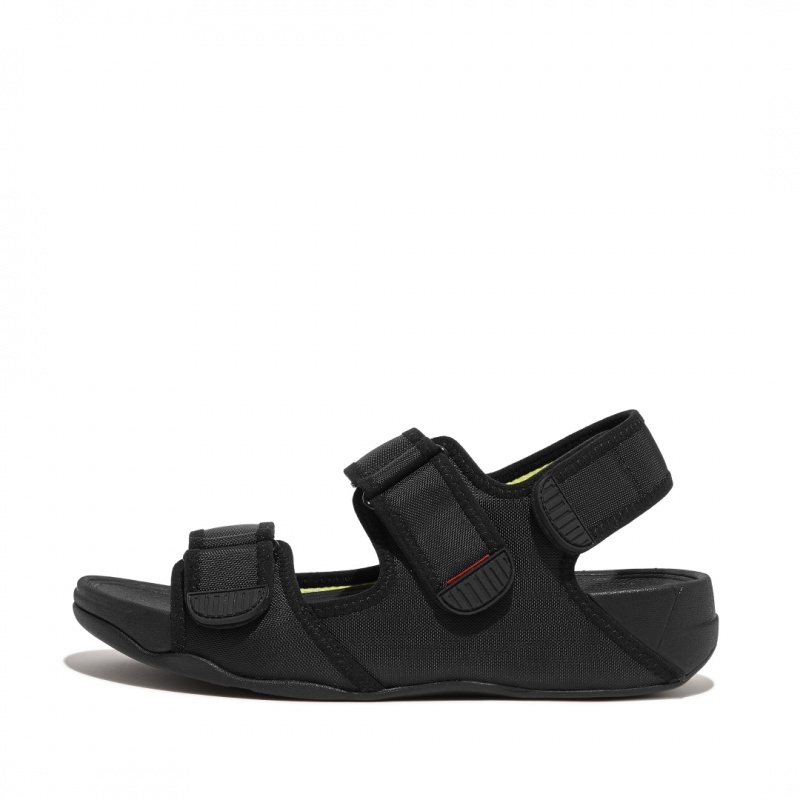 Fitflop Gogh Moc Fabric Back Riemen Sandalen Heren Zwart | NL-TFB-390572