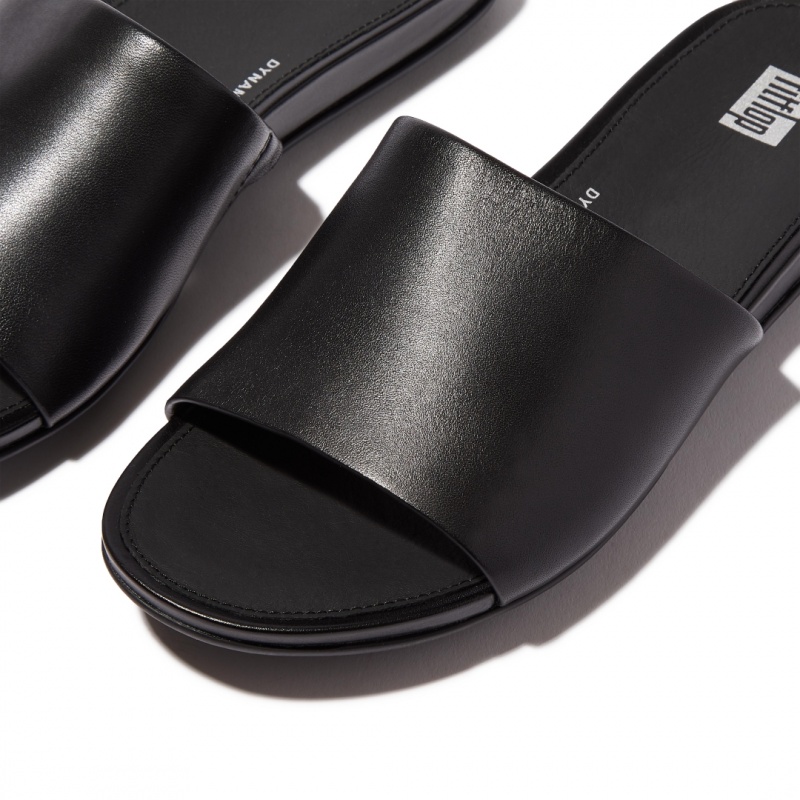 Fitflop Gracie Slides Badslippers Dames Zwart | NL-ZCH-632014