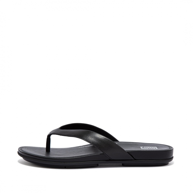 Fitflop Gracie Teenslippers Dames Zwart | NL-YVP-425731