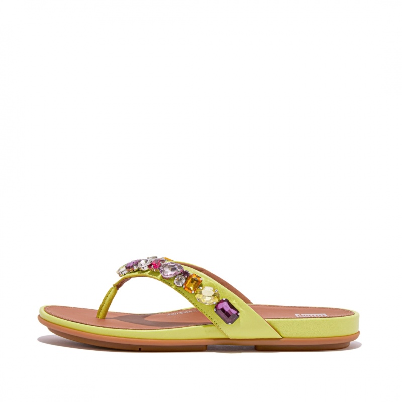 Fitflop Gracie Teenslippers Dames Zwart | NL-XUP-149605