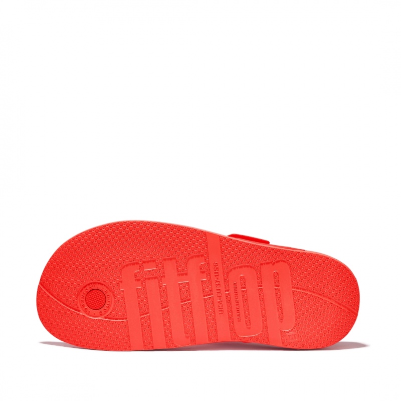 Fitflop Iqushion Adjustable Gesp Flip Flops Teenslippers Dames Oranje | NL-FMC-394068