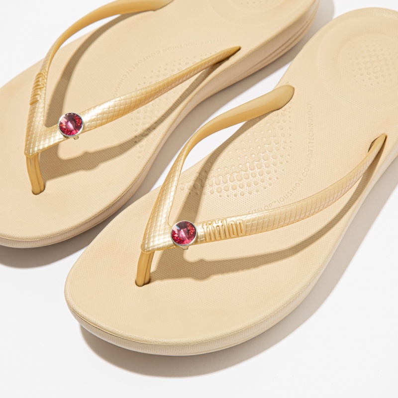 Fitflop Iqushion Crystal Round 2-Pack Bedels Dames Fuchsie Roze | NL-DJU-518369