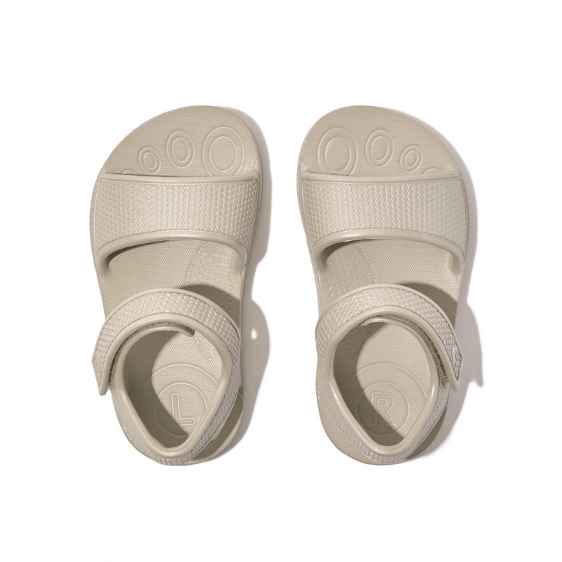 Fitflop Iqushion Eva Achterband Sandalen Kinderen Zilver | NL-GBN-235674