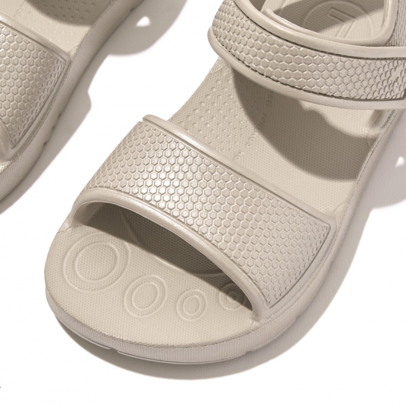 Fitflop Iqushion Eva Achterband Sandalen Kinderen Zilver | NL-GBN-235674