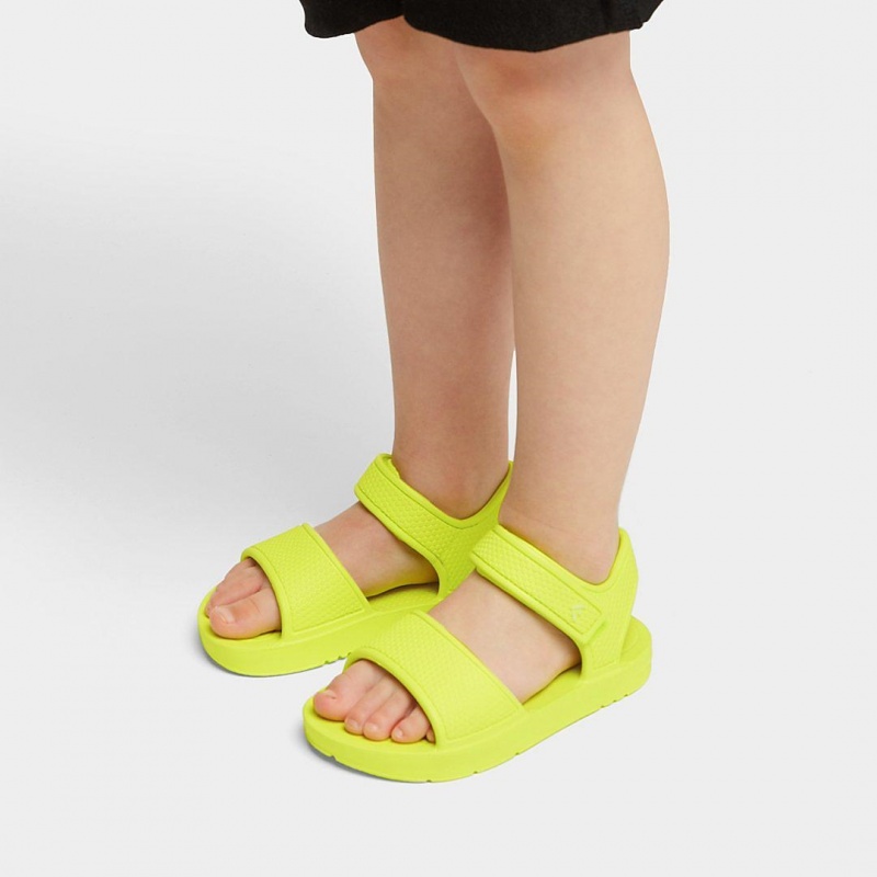 Fitflop Iqushion Eva Achterband Sandalen Kinderen Geel | NL-QJE-362945