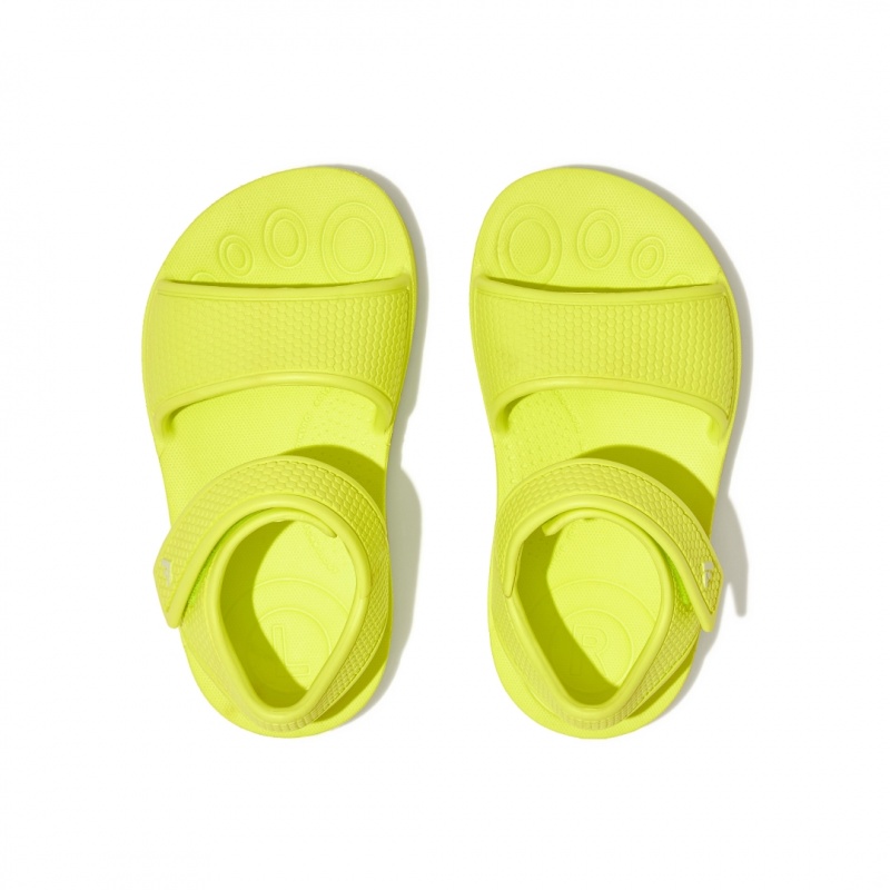 Fitflop Iqushion Eva Achterband Sandalen Kinderen Geel | NL-QJE-362945