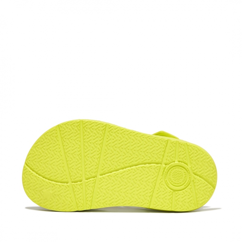 Fitflop Iqushion Eva Achterband Sandalen Kinderen Geel | NL-QJE-362945