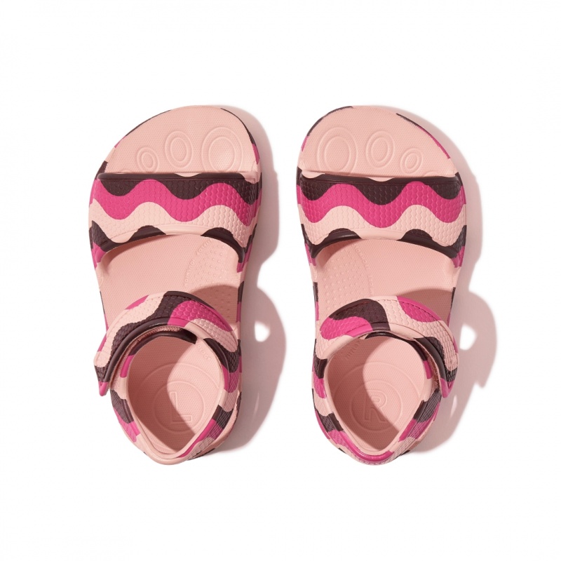 Fitflop Iqushion Eva Achterband Sandalen Kinderen Rood | NL-ALW-654309