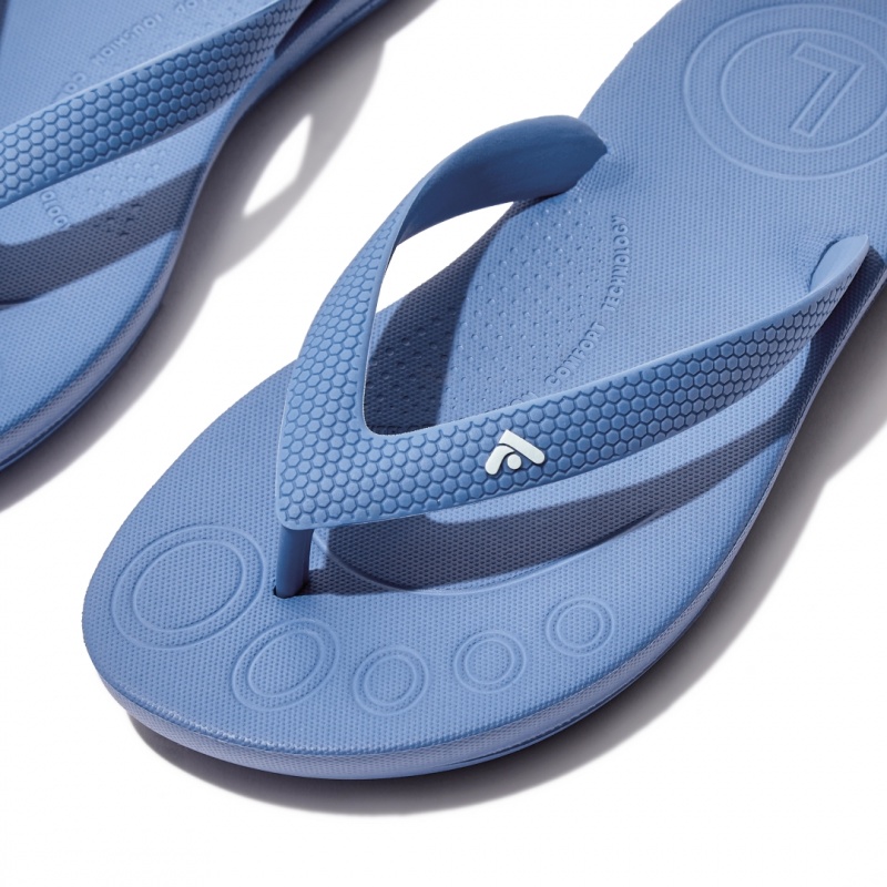 Fitflop Iqushion Rubber Teenslippers Kinderen Blauw | NL-UHP-256079