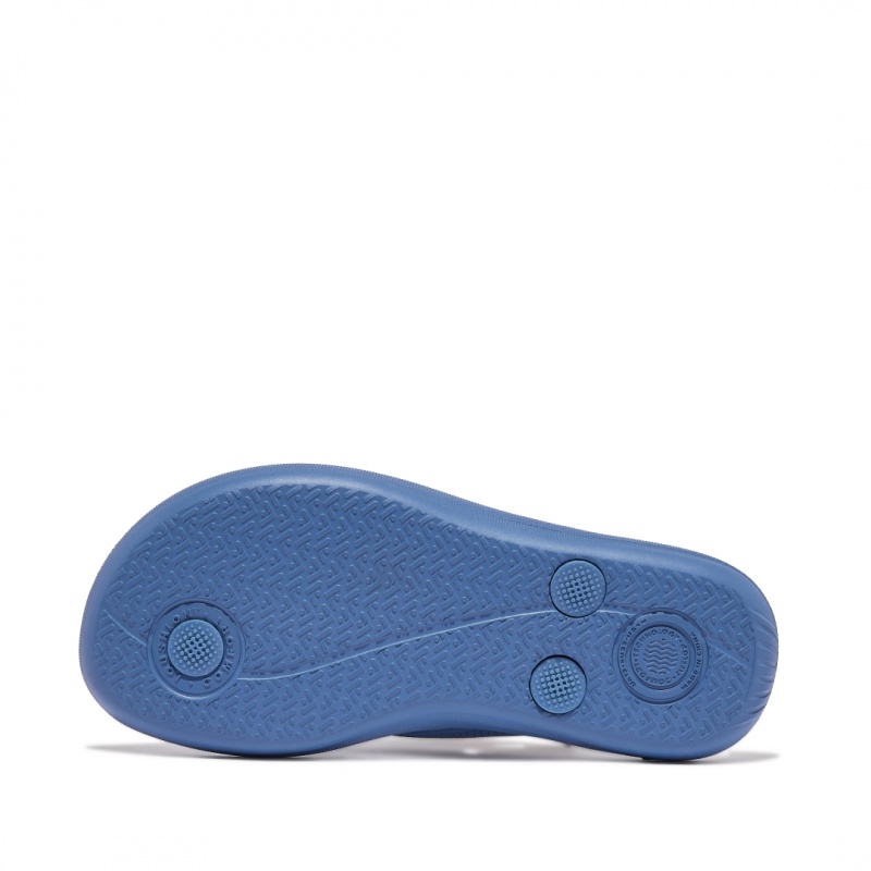 Fitflop Iqushion Rubber Teenslippers Kinderen Blauw | NL-UHP-256079