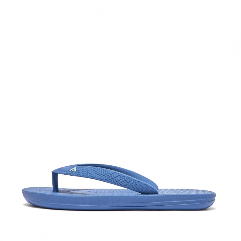 Fitflop Iqushion Rubber Teenslippers Kinderen Blauw | NL-UHP-256079