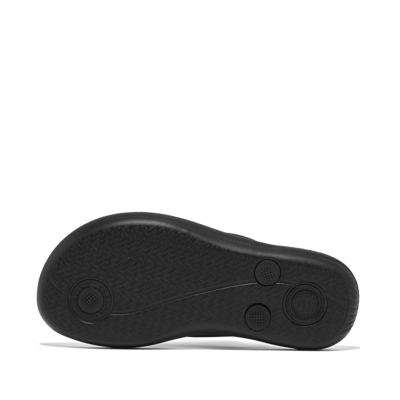 Fitflop Iqushion Rubber Teenslippers Kinderen Zwart | NL-JCM-476523