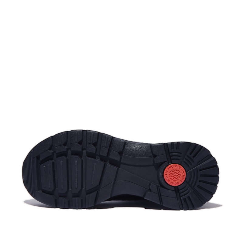 Fitflop Neo-D-Hyker Wandellaarzen Dames Donkerblauw | NL-NQJ-751208