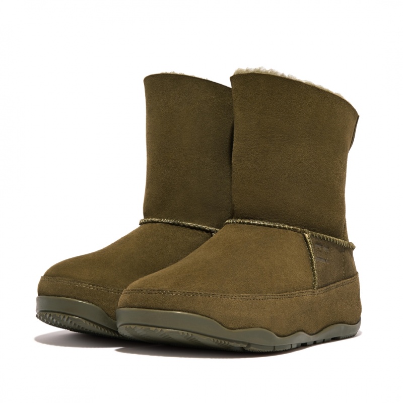 Fitflop Original Mukluk Shearling Enkellaarzen Dames Bruin | NL-KGV-251804