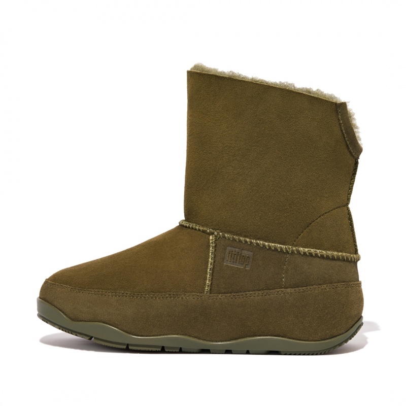 Fitflop Original Mukluk Shearling Enkellaarzen Dames Bruin | NL-KGV-251804