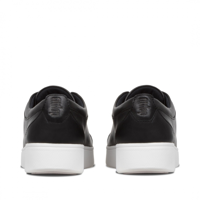 Fitflop Rally Court Sneakers Dames Zwart | NL-QMN-013524