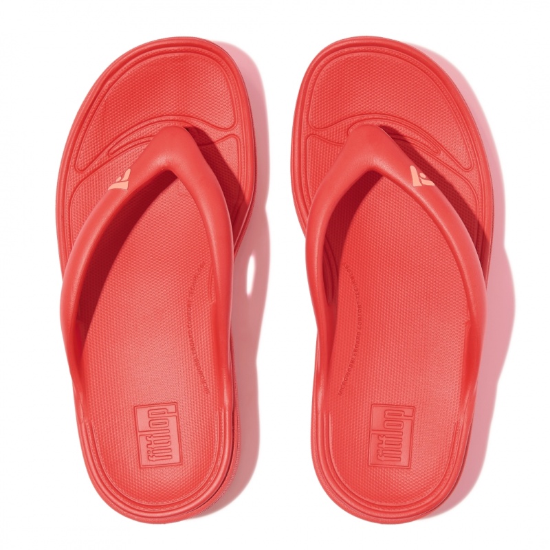 Fitflop Relieff Eva Tpu Thongs Teenpaal Sandalen Dames Rood | NL-RAL-485691