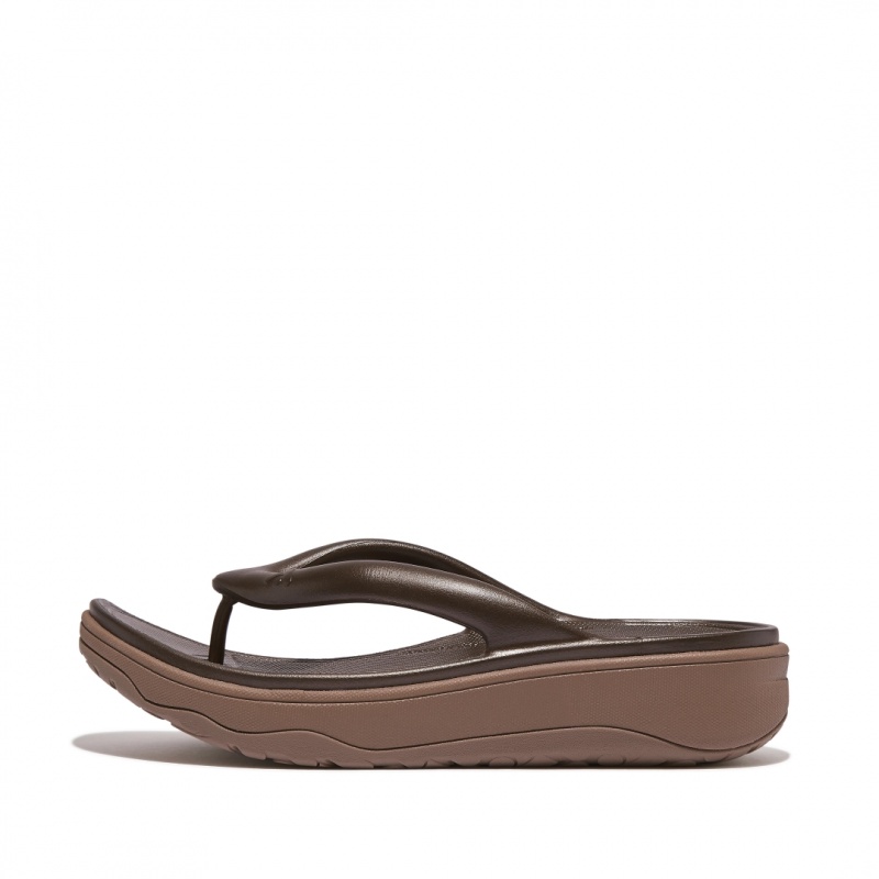 Fitflop Relieff Eva Tpu Thongs Teenpaal Sandalen Dames Bruin | NL-WUV-691372