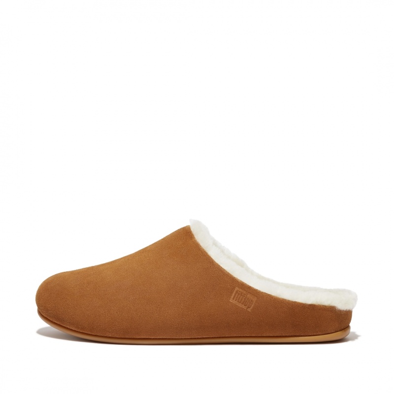 Fitflop Shove Pantoffels Heren Lichtbruin | NL-OLG-491752