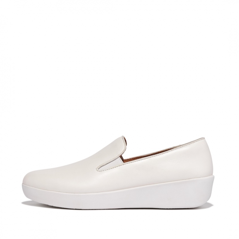 Fitflop Superskate Wipe Clean Loafers Dames Wit | NL-UDM-026895