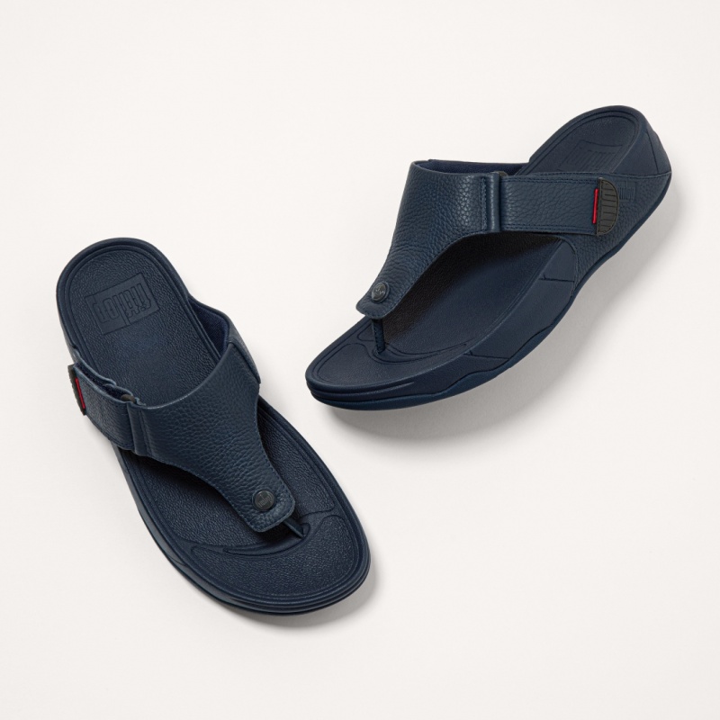 Fitflop Trakk Ii Neus Thongs Heren Donkerblauw | NL-TZD-426905