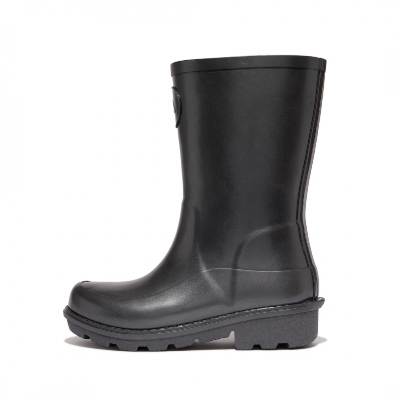 Fitflop Wonderwelly Welly Regenlaarzen Kinderen Zwart | NL-INF-827035